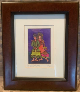 Susan "Kukana" Toronto Signed Print: "She Who Is My Mom!" DBL Matted and Framed - Picture 1 of 6