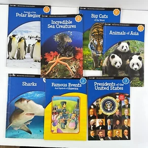 Bendon Reading Discovery Science Reader Bundle, 7 Books, Animals Presidents - Picture 1 of 16