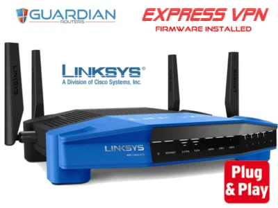 Linksys WRT1900ACS 'Next Gen Fast Lightway' Express VPN Router Fast VPN Speeds - Image 1 of 4