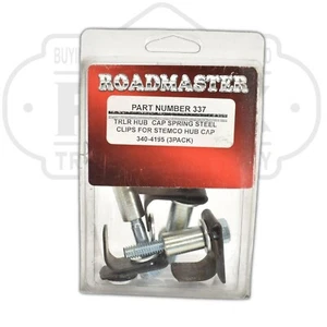 Roadmaster 337 Trailer Hub Cap Spring Steel Clips 340-4195 Pack of 3 - Picture 1 of 3