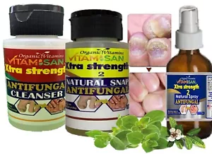 3 ANTI-FUNGAL MAXIMUM STRENGTH TOENAIL FUNGUS ATHLETES FOOT FUNGI NAIL SUPPORT - Picture 1 of 6