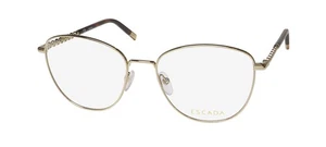 NEW ESCADA VESC61 EYEWEAR 0300 54-17-140 OVERSIZED METAL & PLASTIC FULL-RIM - Picture 1 of 8