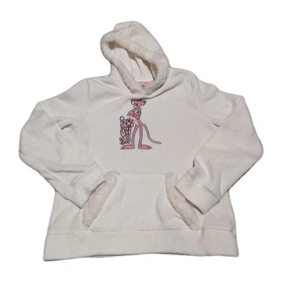 Suéter Pullover con Capucha Pantera Rosa Bordado Para Mujer L Rosa Usado en Excelente Condición Foto 1 de 4