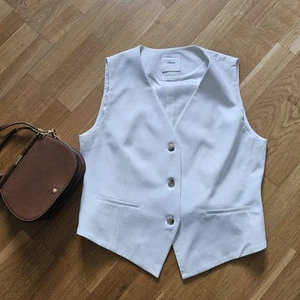 S.Oliver Black Label Weste 40 Cremeweiß - Bild 1 von 9