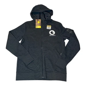 Carhartt 103403 013 Felpa Donna Force Delmont Grafica con Cappuccio e Zip Frontale S - Foto 1 di 2