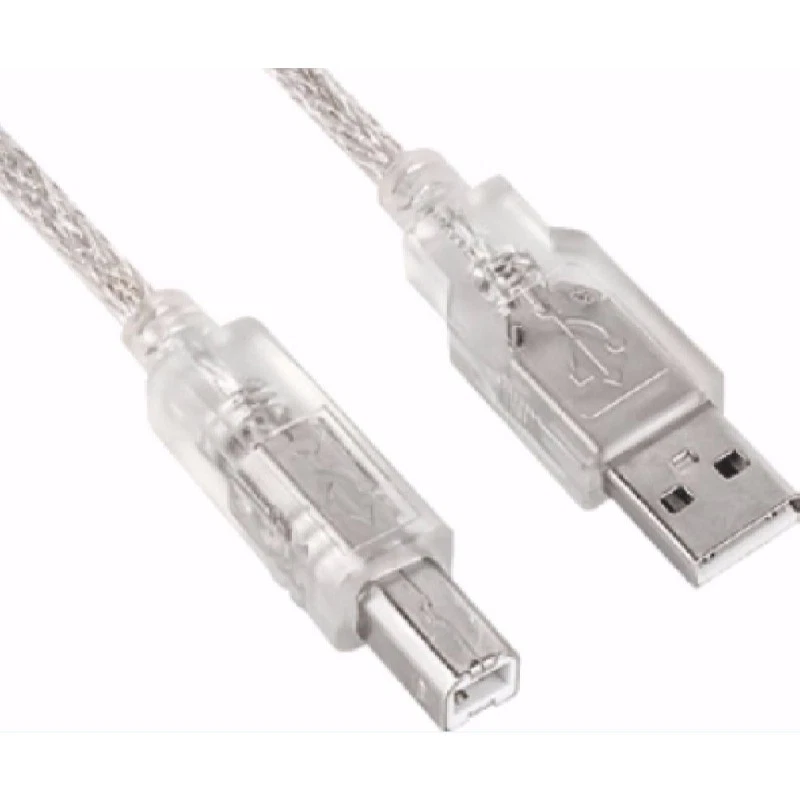 Astrotek USB 2.0 Cable 5m - Type A Male to Type B Male Transparent Colour - image 1 of 1