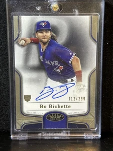 2020 Tops Tier One BO BICHETTE RC AUTO #’d/299! Blue Jays - Foto 1 di 2