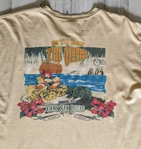 Cabo San Lucas Men's Vintage Cotton T Shirt The Office On The Beach Size XL (JJ) - Picture 1 of 11