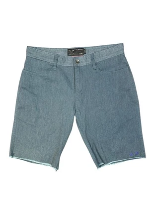 Bermuda jeans masculina estilo chino Oakley marca 33W logotipo - Imagem 1 de 4
