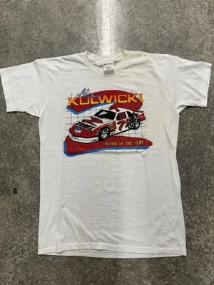 Camiseta De Colección Años 80 Alan Kulwicki #7 Zerex NASCAR Talla XL Novato del Año 1987 Foto 1 de 4