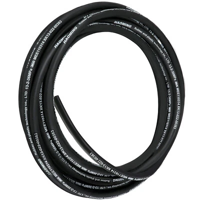 VEVOR Hydrulic Hose 1/2" Hydraulic Oil Hoses 50 Feet 5000 PSI Maximum Pressure - Image 1 of 4