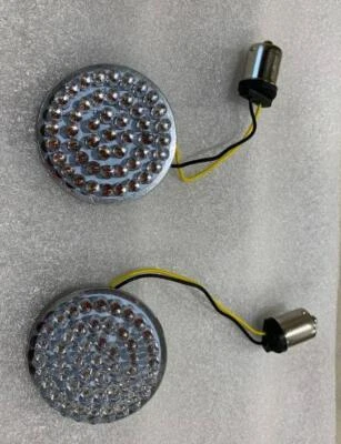 OS&D Advanblack DELANTERO 1156 LED INTERMITENTE PARA HARLEY DAVIDSON Foto 1 de 3