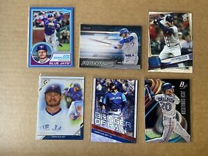 JOSH DONALDSON 6 Baseball Card Lot Topps Blue Parallel Gallery Bowman