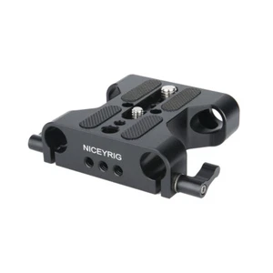 NICEYRIG Camera Baseplate 15mm Railblock for DSLR 15mm Rod Support System - Picture 1 of 6