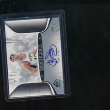 2006-07 SP Game Used Edition SIGnificance  Brent Barry  Autograph spurs 055/100