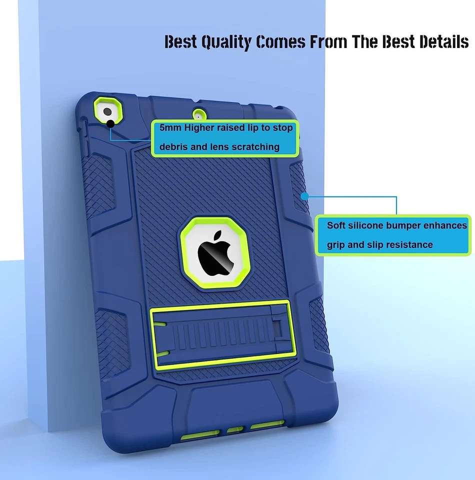 Funda resistente para Apple iPad 9ª generación 10,2" + Protector de pantalla + Pluma Foto 1 de 4