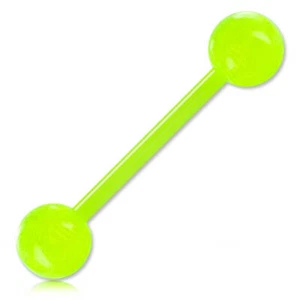 Barbell de langue BioSafe boules Phosphorescentes - Foto 1 di 8