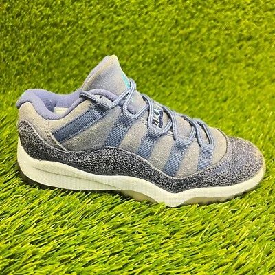 Nike Air Jordan 11 Retro Low Blue Moon Boys Size 12C Athletic Shoes Sneakers - Image 1 of 4