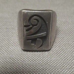 Mitchell Sockyma Sterling Silver Native American Hopi Ring Size 11.25 - Picture 1 of 8