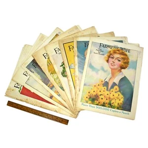 Antique "THE FARMER'S WIFE" MAGAZINES Lot of 14 BACK-ISSUES 8-Covers! 1929-1930 - Picture 1 of 7