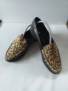Ara Atlanta Damen klassischer Mokassin Halbschuh Slipper Schuhe - Tierdruck - Bild 1 von 18