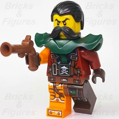 LEGO® Ninjago Flintlocke Minifigura con Pistola Sky Pirate Skybound 70594 njo239 Foto 1 de 3