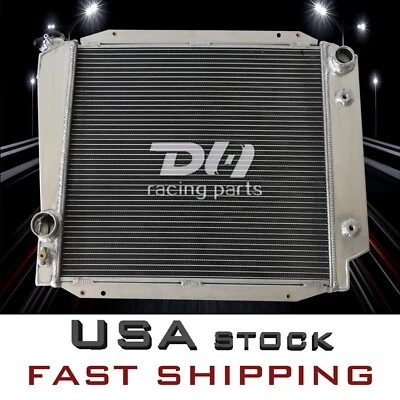 Radiador de 3 filas apto para camioneta Ford Bronco 1966-1977 2,8 L 3,3 L 5,0 L conversión V8 #522 Foto 1 de 4