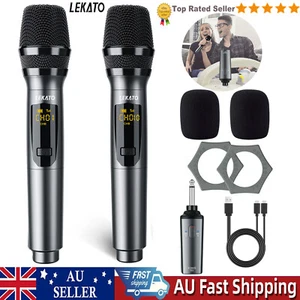 Wireless Microphone UHF Professional Handheld Mic System Receiver for Karaoke - Picture 1 of 12