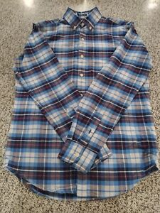 American Eagle Outfitters Boys Gray Long Sleeve Button-Down Shirt XS Youth