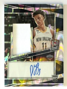 Tarjeta de novato Panini Spectra Supernova 2022-23 automática Dyson Daniels/75 - Imagen 1 de 3