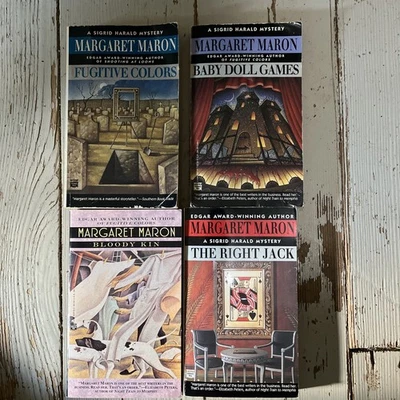 4 таинственных романа Маргарет Марон, 3 из них Sigrid Haralds, книги в мягкой обложке - Изображение 1 из 4