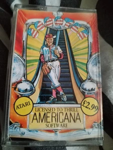 Scooter - Americana - Atari XE/XL Tested and Working - Picture 1 of 4