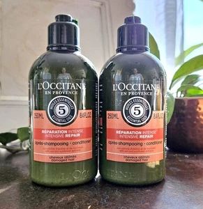 Lote de 2 champú acondicionador L'Occitane reparación intensiva 8,4 oz ea ¡NUEVO! - Imagen 1 de 4