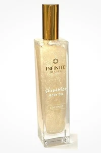 INFINITE BEAUTY Kokosnuss duftendes feuchtigkeitsspendendes Schimmer-Körperöl - 5 Oz. - NEU! - Bild 1 von 2