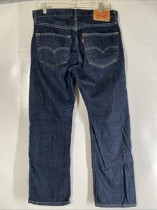 Levi's 559 Relaxed Straight Fit Dunkelblau Jeans Neu Ohne Etikett Herren 33x30 - Bild 1 von 8