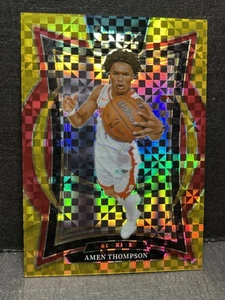 2024-25 Panini Select Baloncesto Amen Thompson Cuadros Oro Prizm/10 - Imagen 1 de 3