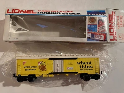Lionel O-27 Gauge Nibisco Brands Inc., Wheat Thins Crackers Box Car In Box - Image 1 of 4