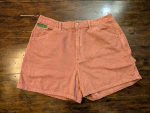 EMPYRE Laurel Rose Corduroy Carpenter Shorts XL Women's Skate Streetwear Pink - Picture 1 of 11