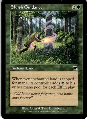 MTG Elvish Guidance #255 NearMint-MNT Magic The Gathering - Image 1 of 2