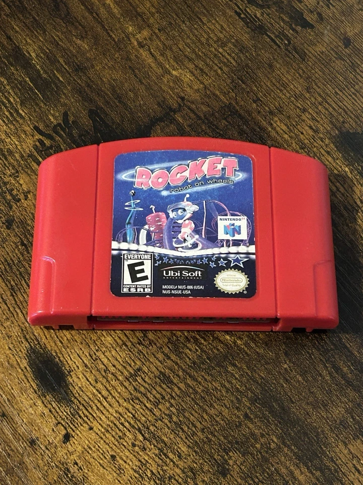 Rocket Robot on Wheels N64 Nintendo 64 Video Game Works 100% Authentic RARE HTF - Image 1 of 4