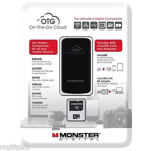 Monster On-The-Go-Cloud Storage,Hard Drive - Picture 1 of 5