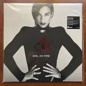 NEW Alicia Keys Girl On Fire VMP Vinyl Me Please Red 2LP #509/2000 Anniversary - Foto 1 di 1