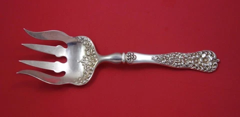 Rococo by Dominick & Haff Sterling Silver Fish Serving Fork Fancy Heavy 8 7/8" Cover