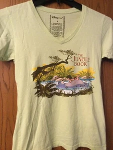 The Jungle Book - Green Shirt - Ladies Cut - M - The Disney Store - Picture 1 of 3