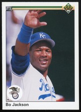1990 Upper Deck #75 BO JACKSON American League All Star Baseball Card