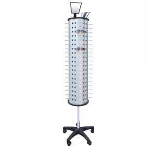 Rotating Sunglasses Display Rack 76 Pieces Spinning Floor Stand Glass Holder - Picture 1 of 9