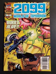 2099 World of Tomorrow #2 (1996) casi nuevo incluye tarjeta de Iron Man, tarjeta Overpower| - Imagen 1 de 4