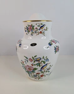 Aynsley Pembroke Muster Lampenfuß Floral Natur Vögel 11,5" hoch - Bild 1 von 17