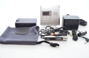 Exc+4 SONY MZ-R55 silver minidisc MD walkman player recorder used tested Japan - Picture 1 of 5