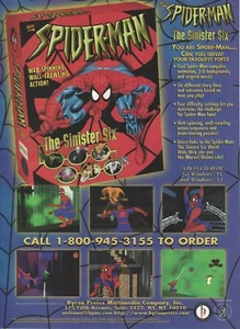 Spider-Man: The Sinister Six Print Ad/Poster Art PC Big Box - Picture 1 of 2